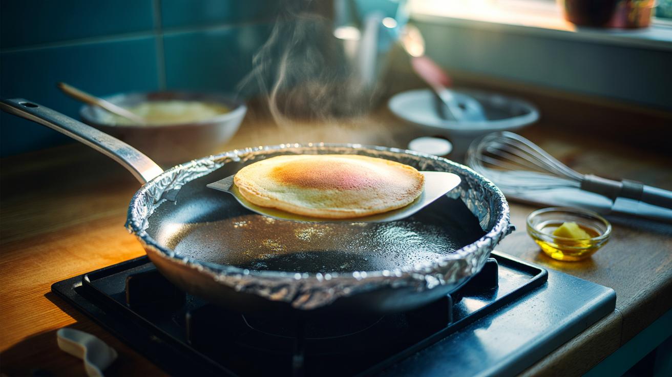 Prevent Pancakes from Sticking with Foil: How This One Trick Saves Your Breakfast
