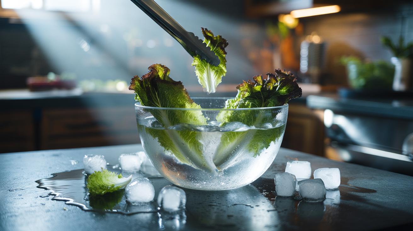 Transform Wilted Lettuce with Ice: How chilling revives freshness in 2 minutes